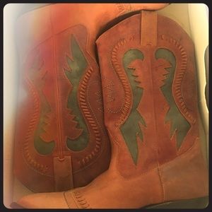 Circle G Cowboy Twister Coyote boots